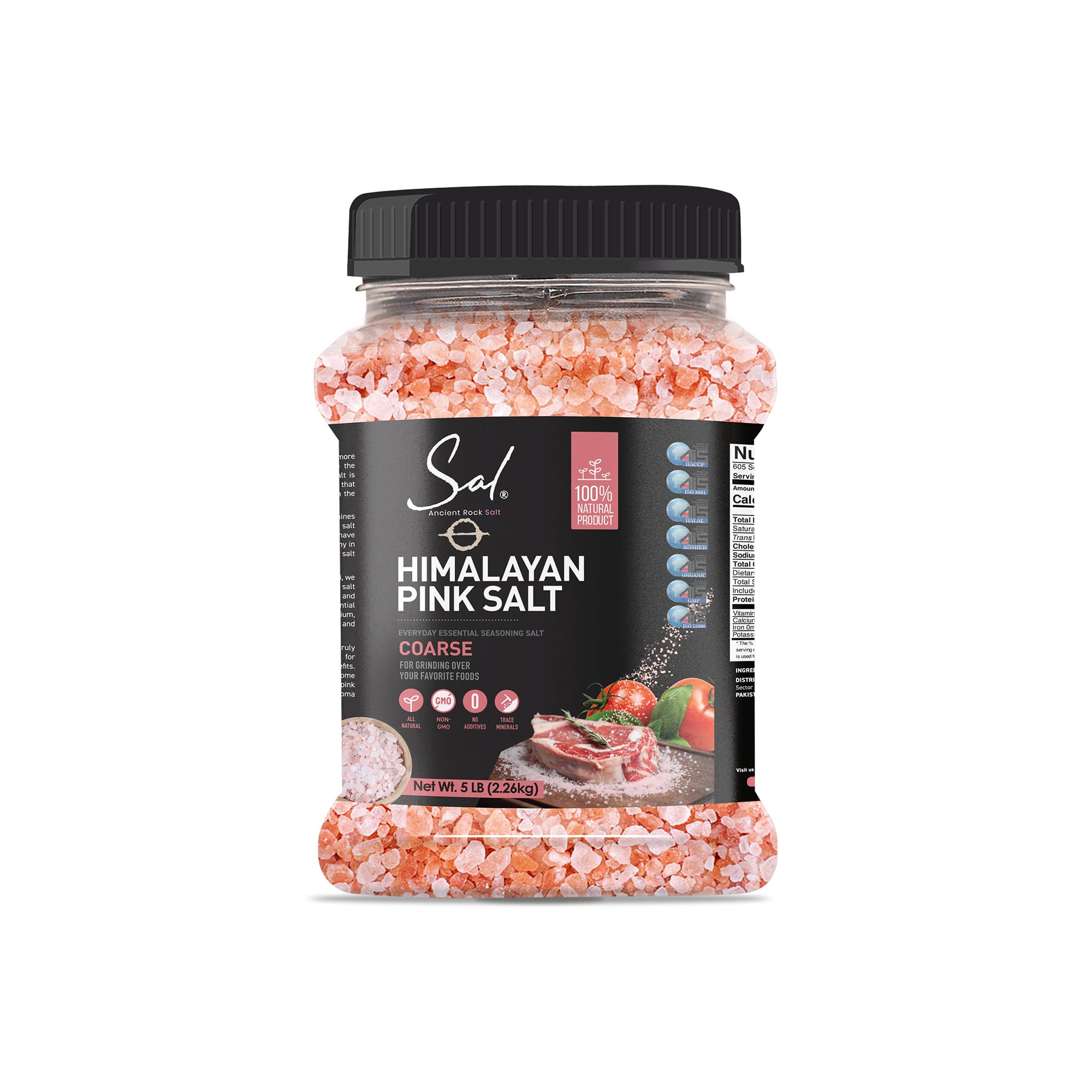 Coarse Pink Rock Salt by SAL