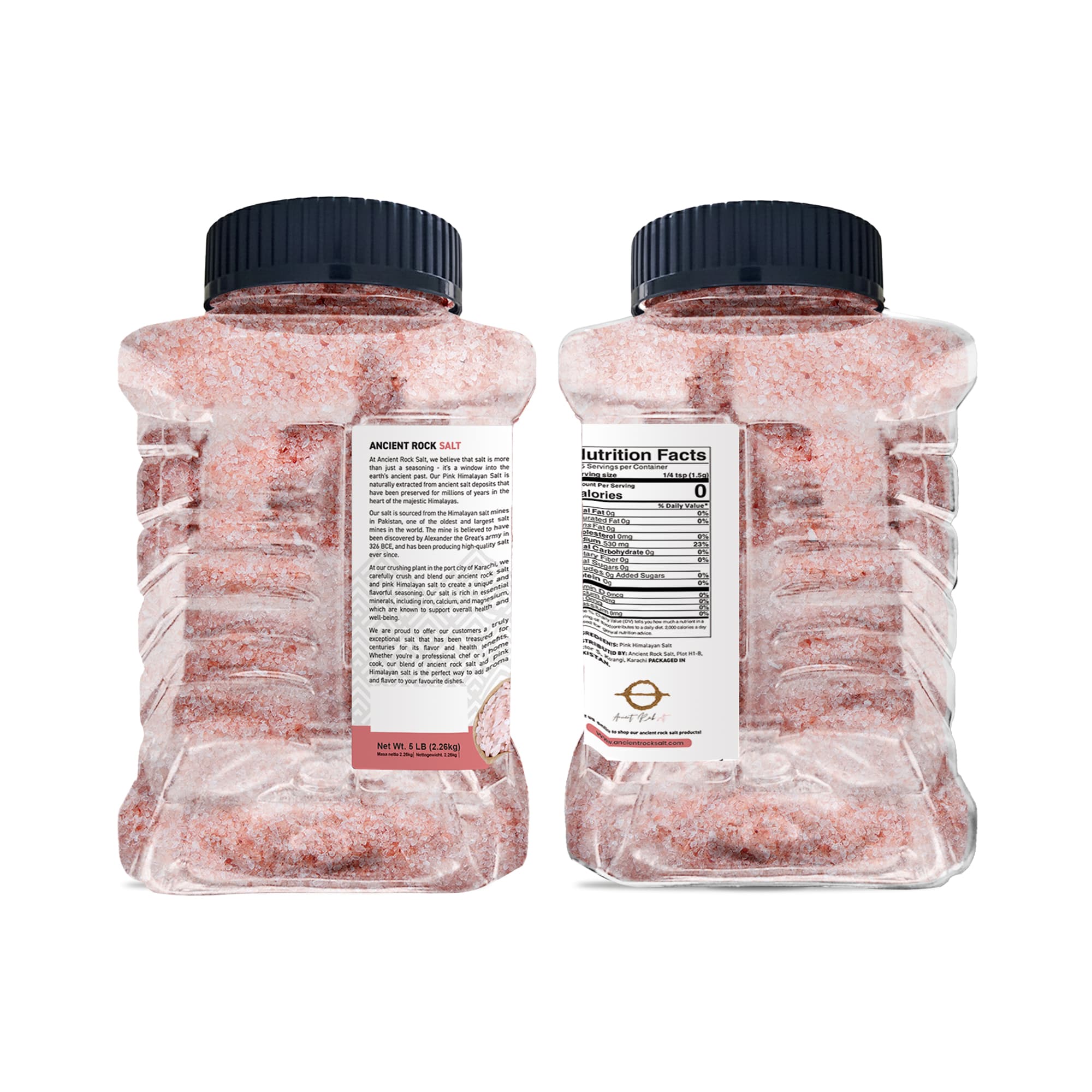 SAL Naturals Fine Pink Salt Jar